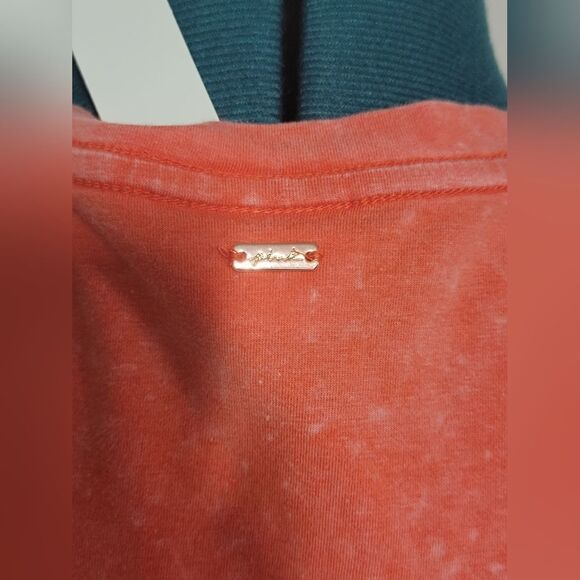 Victoria’s Secret PINK Adjustable Ruched Side Tank Dress Orange Mini Size XL - Picture 6 of 11